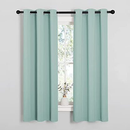 NICETOWN Kitchen Curtain Panels Blackout, 1 Pair, 34 by 63-inch by NICETOWN