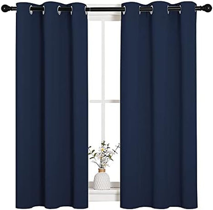 NICETOWN Blackout Draperies Curtains, 1 Pair, 34 x 45 inches - Image 2