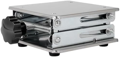 2 Pack 8 x 8 Inch Lab Scissor Jack, Stainless Steel Lab Lift Stand Table - Image 4