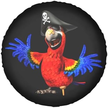 Parrot Pirate Spare Tire Cover Waterproof Sun Protection Fit 16 Inches by Yomko