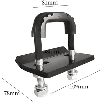 Hitch Tightener 4Pcs Hitch Stabilizer Sliencer Metal Anti Rattle Down Tow Clamp - Image 6