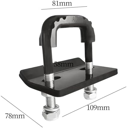 Hitch Tightener 4Pcs Hitch Stabilizer Sliencer Metal Anti Rattle Down Tow Clamp - Image 6