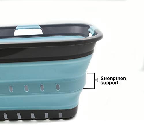 SAMMART 42L Collapsible Plastic Laundry Basket - Image 5