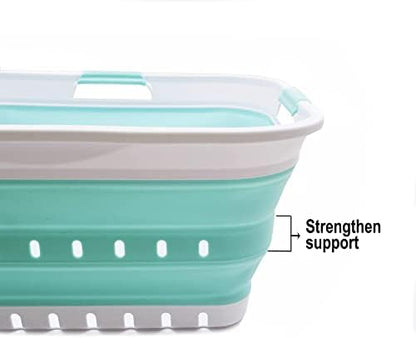 SAMMART 42L Collapsible Plastic Laundry Basket - Image 6