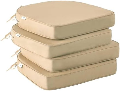 IPYNBAP Outdoor Chair Cushions Set of 4 -Waterproof Outdoor Seat Cushions by IPYNBAP