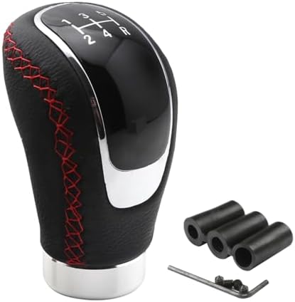 Osilly 5 Speed Shift Knob, Weighted Manual Gear Shifter Knobs, Leather Gear by Osilly