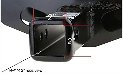 2" American Black Flag Hitch Cover Plug - Image 4