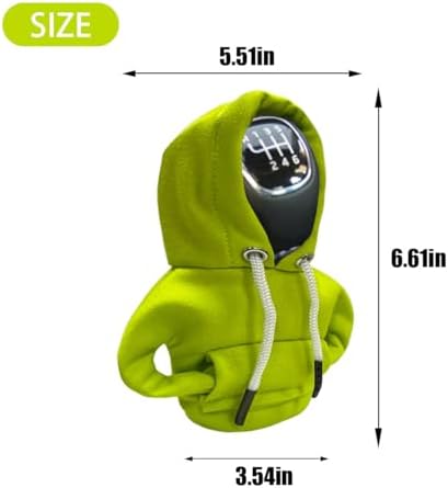 JOYCOURT Car Gear Shift Hoodie Auto Shifter Knob Cover - Image 2
