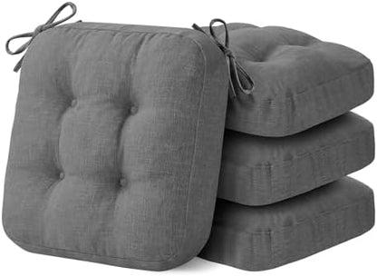 IASEAHK Memory Foam Dining Chair Cushions, 16.5"x16.5"x3.5" by IASEAHK