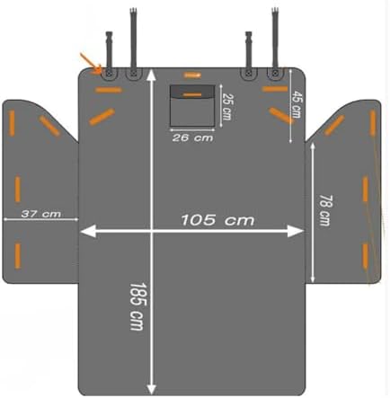 Cargo Liner for Dogs for Gen Toyota 4Runner 2010-2024 5th, Car Trunk Mat - Image 2