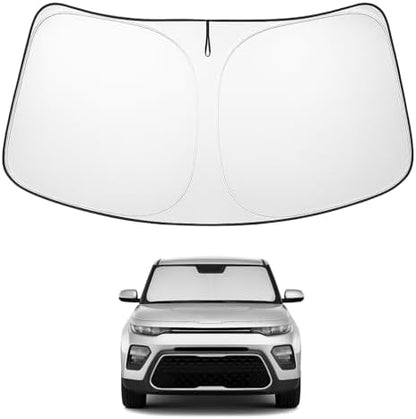 Proadsy Custom Fit 2020-2026 Kia Soul Windshield Sun Shade, Blocks Heat by Proadsy