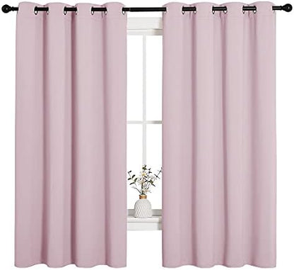 NICETOWN Blackout Curtain Panels, 1 Pair, 55 x 68-inch, Lavender Pink by NICETOWN