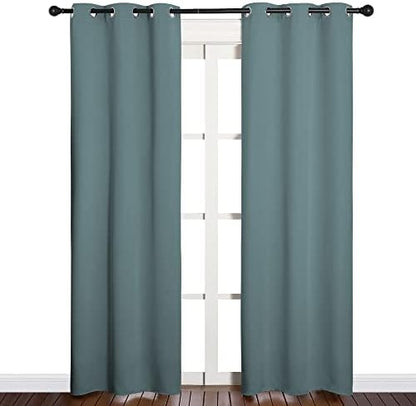 NICETOWN Modern Blackout Curtains, 2 Panels, W34 x L84-inch - Image 2