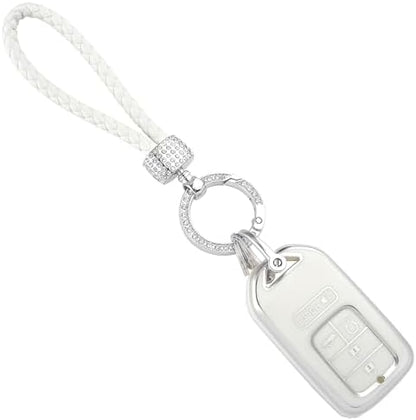 Car Key Fob Cover with Key Chain, 5 Buttons Key Fob Protector Compatible with by Unknown