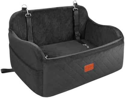 Lealchum Large Dog Car Seat, Memory Foam Cushion Car Seat by Lealchum