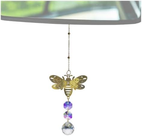 Bling Crystal Suncatchers Bee Car Rear View Mirror Charm, Rhinestones by Unknown