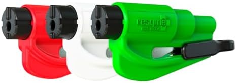 resqme The Original Emergency Keychain Car Escape Tool, 2-in-1 Seatbelt Cutter by resqmeInc
