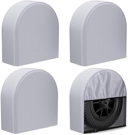 eletecpro RV Tire Covers, Fit 35-39 Inch Tire Diameters by eletecpro