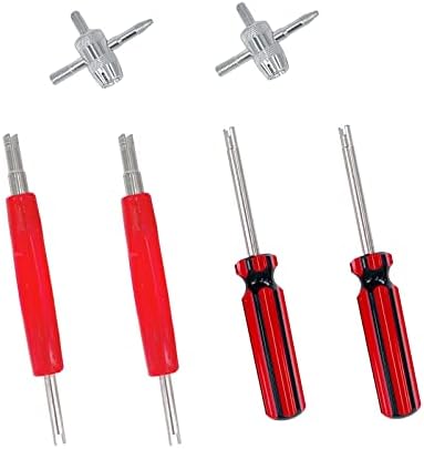 ZUFECY Tire Valve Removal Tool Installation Kit, 4-Way Valve Tool Single/Dual by ZUFECY