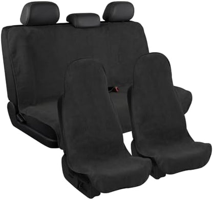 Waterproof Car Seat Cover Full Sets Interior Sets Universal Fits Car Sweat Towel by COLINOO