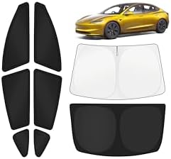 KUST Car Window Shades for Tesla Model 3 Highland 2024-2025 2026 Windshield Sun by KUST