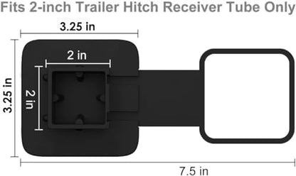 2-inch Trailer Hitch Cover Plug Insert - Image 4