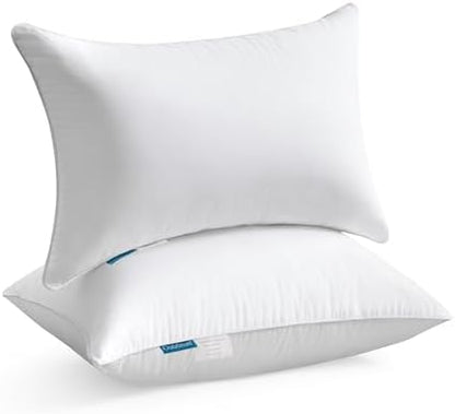 Oubonun 12x20 Lumbar Throw Pillow Inserts 2 Pack, 100% Cotton Breathable Cover by Oubonun