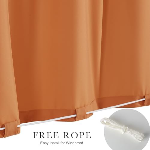 NICETOWN Canvas Rod-Free Outdoor Curtains - Image 2