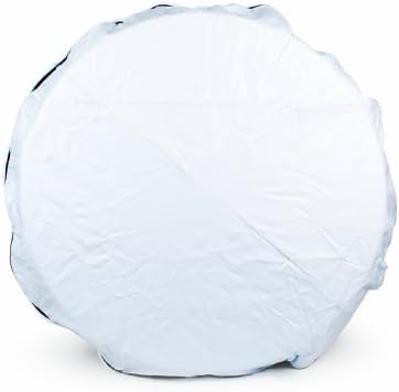 Camco Camper/RV Spare Tire Cover | Features Arctic White Vinyl & Heavy Duty - Image 2