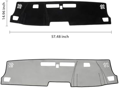 KUST Dash Cover Mat for 2023-2025 2026 Chevy Chevrolet Colorado/GMC Canyon - Image 2