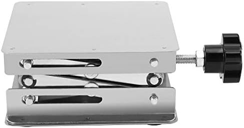 ZOENHOU 2 PCS 4 x 4 Inch Lab Jack Scissor Stand Lifting Platform, Stainless - Image 5