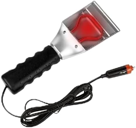 Heated Ice Scraper for Car Ergonomic Window Shovel by Unknown