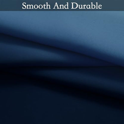 SimpleHome Ombre Gradient Blue White to Gray Curtains - Image 6