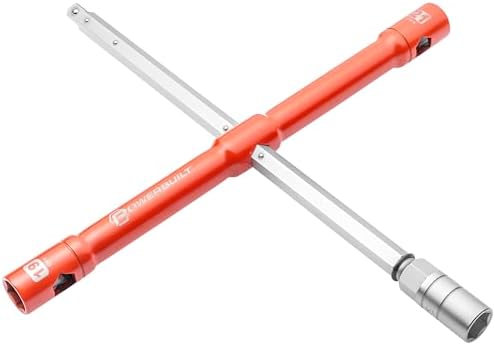Powerbuilt Compact Lug Wrench Set, Pouch by PowerbuiltTools
