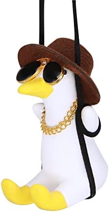 Cool Swinging Duck Car Hanging Ornament, Pendant Interior Rearview Mirror - Image 2