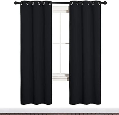 NICETOWN Black Blackout Curtains by NICETOWN