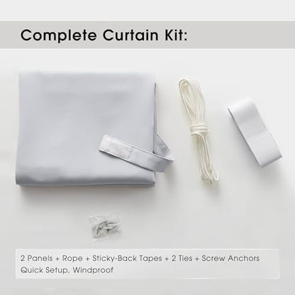 NICETOWN Rod-Free Outdoor Curtains - Image 6