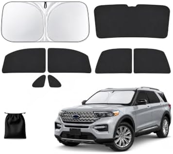 9PCS Car Window Shades for Ford Escape 2020-2025, Full Set Windshield Side Rear by Unknown