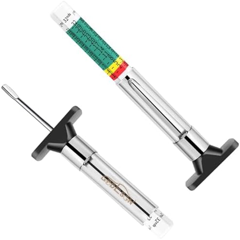 GODESON 88702 Smart Color Coded Tire Tread Depth Gauge 2 pieces by GODESON