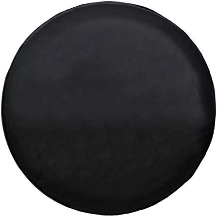 Black Spare Tire Cover for RV Jeep Liberty Wrangler(15" for Tire 27"-29" - Image 7