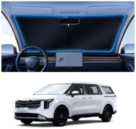 Canvcle Windshield Sun Shade for 2022-2025 2026 Kia Carnival Accessories by Canvcle