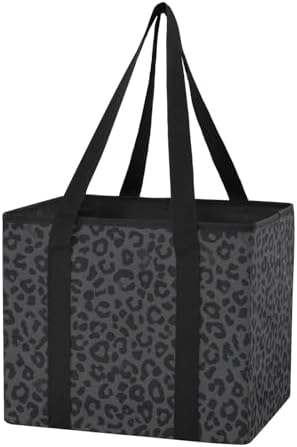 ALAZA Gray Leopard Cheetah Car Trunk Organizer and Storage by ALAZA