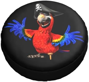 Parrot Pirate Spare Tire Cover Waterproof Sun Protection Fit 16 Inches - Image 3