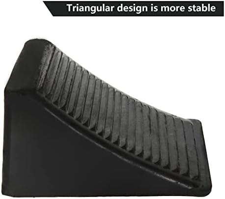 CertBuy 4 Pack Wheel Chock for Trailers, RV Wheel Chocks Heavy Duty, Trailer - Image 4