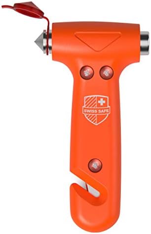 Swiss Safe Car Safety Hammer Window Breaker Tool by SwissSafe