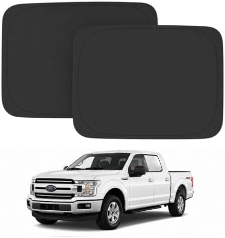 Car Rear Side Window Shades for 2015-2025 Ford F150 Rear Door Window Shade by Unknown