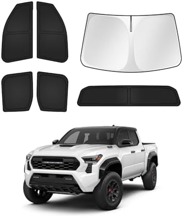 Canvcle Sunshades for Toyota Tacoma 2024 2025 2026 Accessories Windshield Sun by Canvcle
