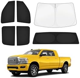 KUST Car Window Shades for Dodge RAM 2500/3500 2010-2025 2026 Windshield Sun by KUST