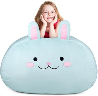 GAGAKU Stuffed Animal Bean Bag Cover Toy Storage, 24 Inches Kids BeanBag by GAGAKU