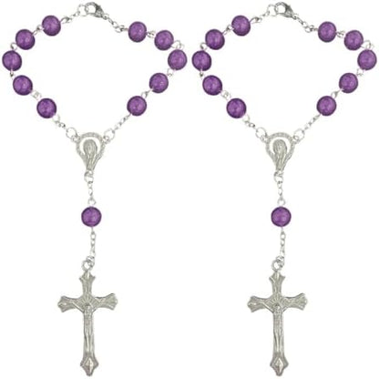 smilfuy 2PCS Car Rosary for Rearview Mirror by smilfuy